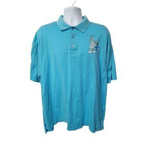 SEDGEFIELD Vtg Golf Polo Shirt Mens XL Double Mercerized Cotton Bugs Bunny